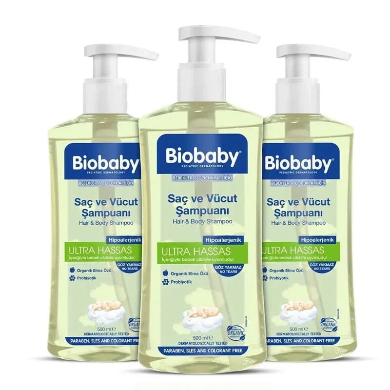Шампунь для детей Biobaby (для волос и тела) 200 мл