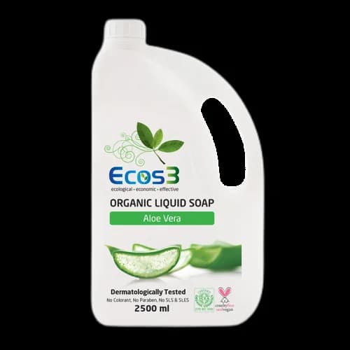 Органическое жидкое мыло с алоэ вера 2500 мл от Ecos3
