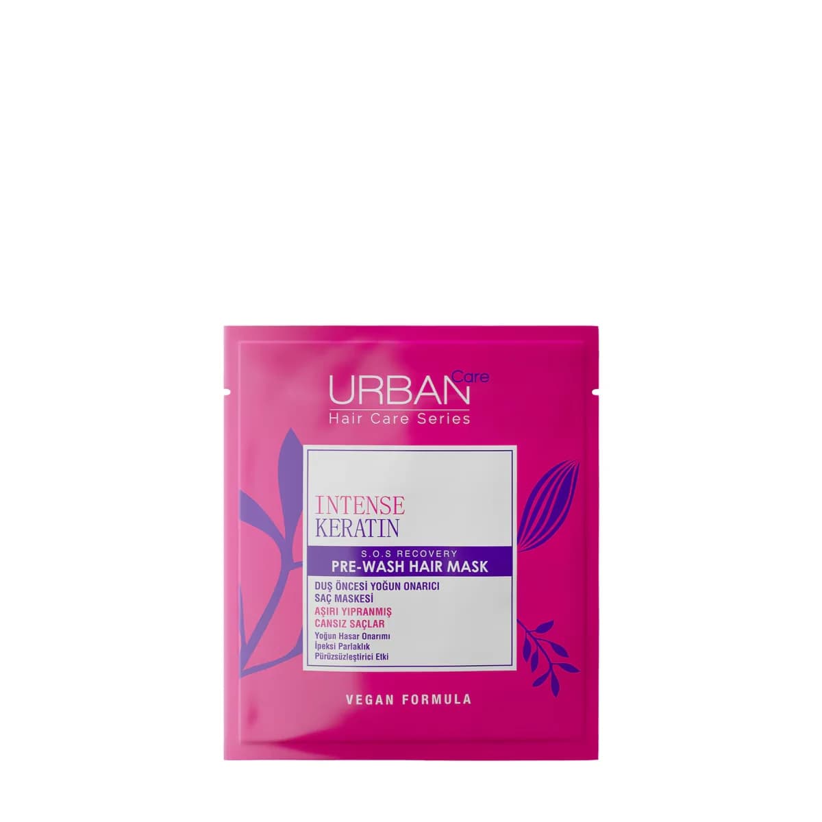 Маска для волос Urban Care Интенсивный кератин до мытья 50 мл