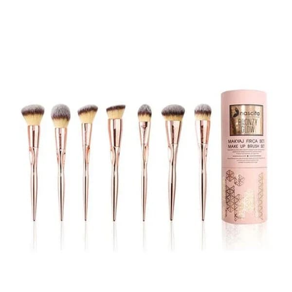 Набор кистей для макияжа Nascita Bronzy Glow 7 шт.