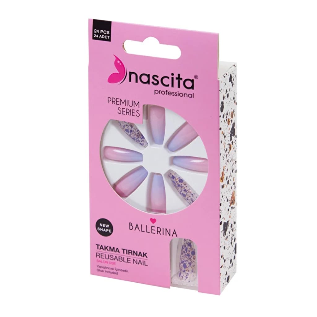 Накладные ногти Nascita Ballerina 24 шт.