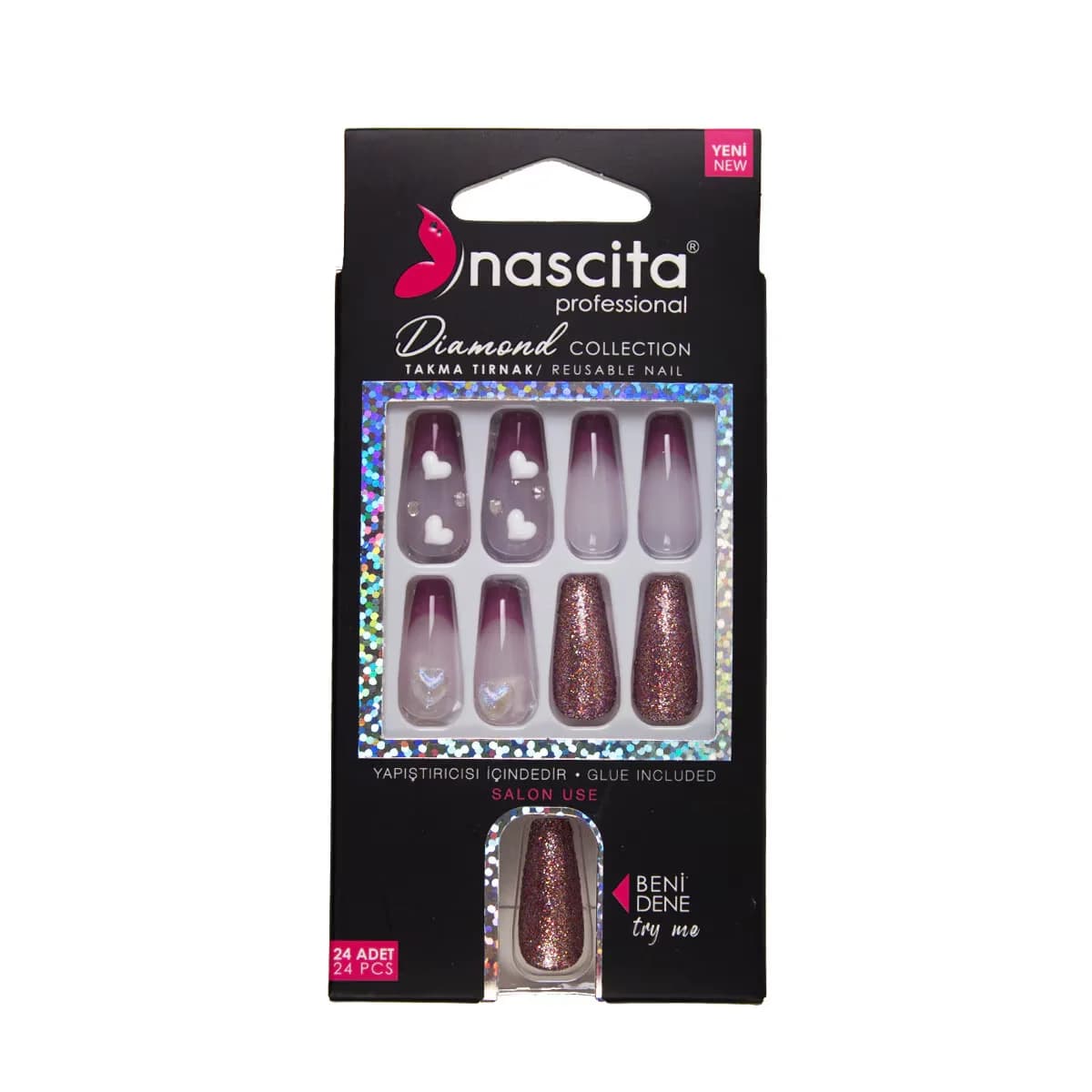 Накладные ногти Nascita Алмаз S268