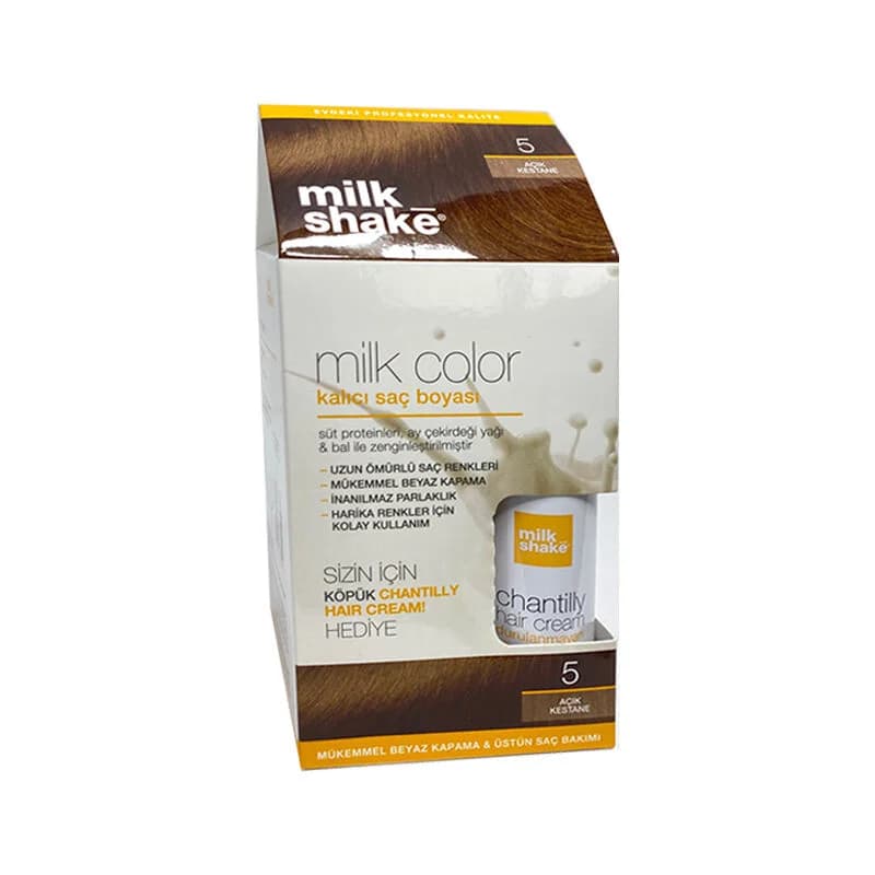 Краска для волос Milk Shake Молочный Цвет 5 - Светлый каштан - Пена в подарок