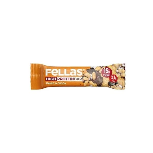 Протеиновый батончик Fellas 15 г - натуральный, без глютена