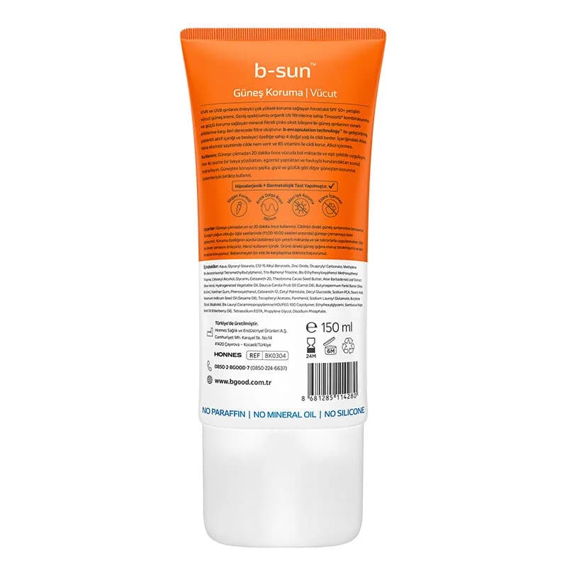 Защита от солнца для тела B-good B-sun SPF 50+ 150 мл