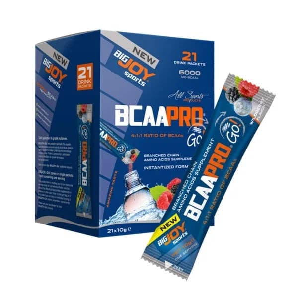Бигджой Спортс BCAA Про Го 4.1.1 Лесные Ягоды 10 г х 21 шт
