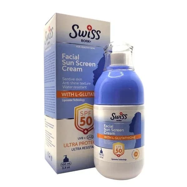 Солнцезащитный крем для лица Swiss Bork Anti-spot SPF 50+ 100 мл
