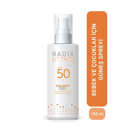 Солнцезащитный спрей для детей SPF 50 150 мл от Radix