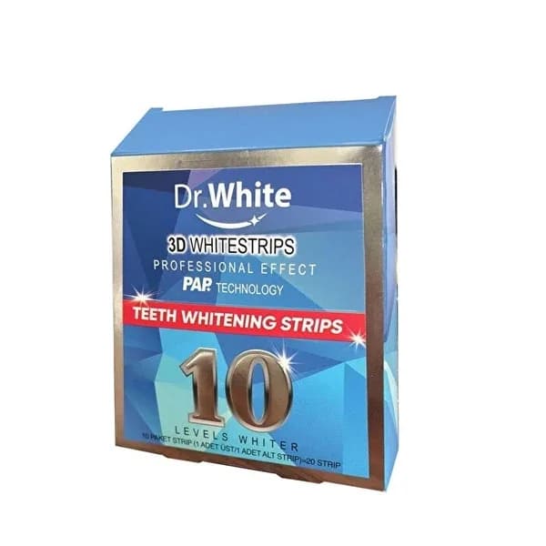 Отбеливающие полоски Dr. White – 20 полосок для удаления пятен