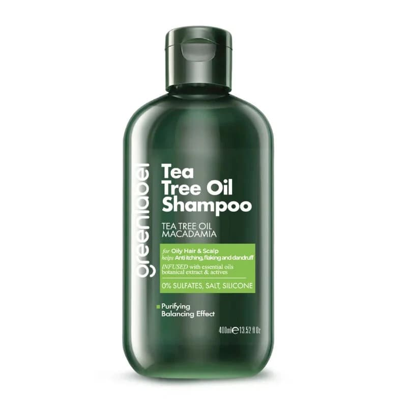 Шампунь с сосновыми шишками и маслом чайного дерева Greenlabel 400 мл