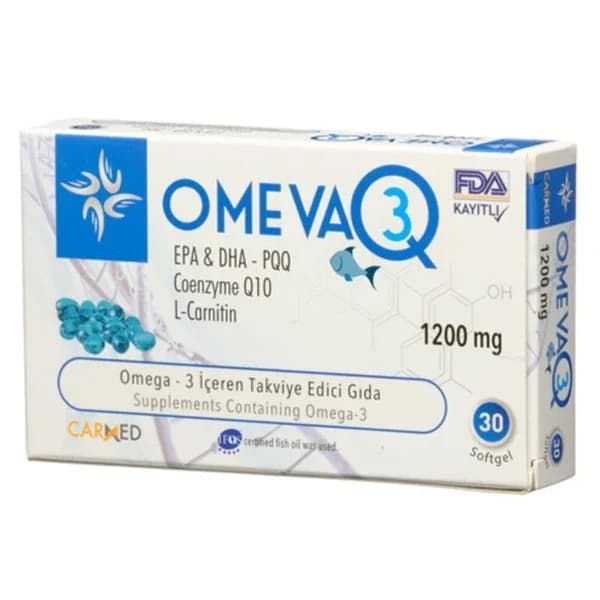 Кармед Омева Q 3 1200 мг 30 мягких капсул