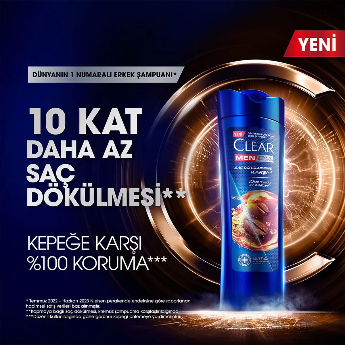 Шампунь Clear Men против выпадения волос с экстрактом кофейных зерен 350 мл