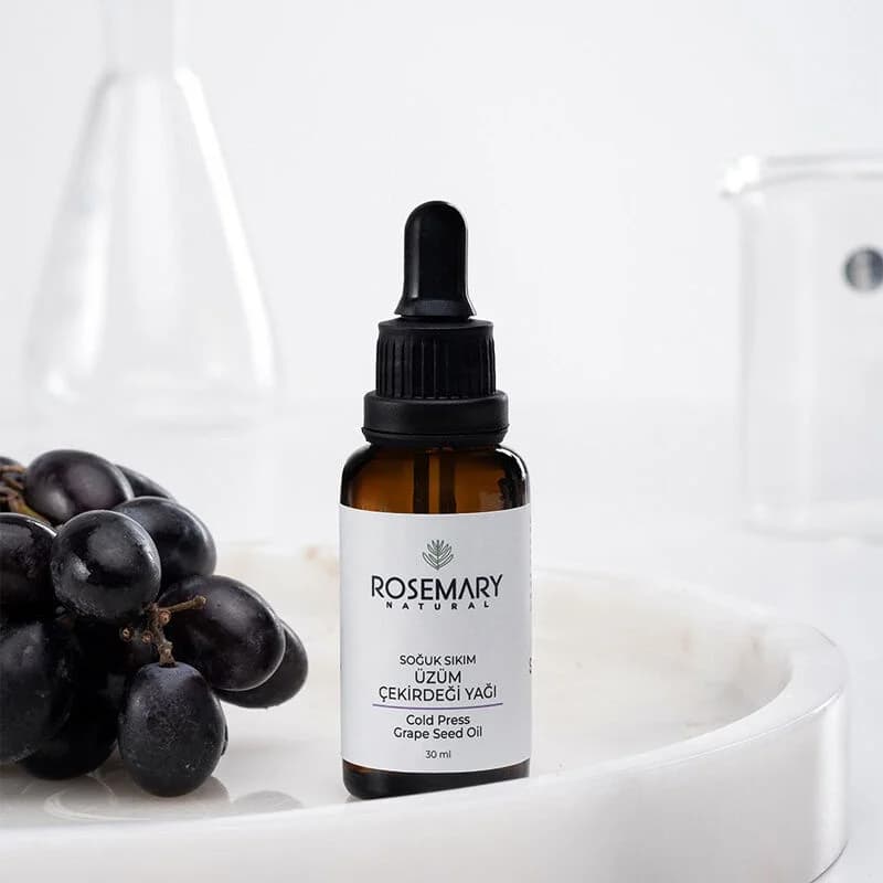Масло виноградных косточек холодного отжима с розмарином 30 мл от Rosemary Natural