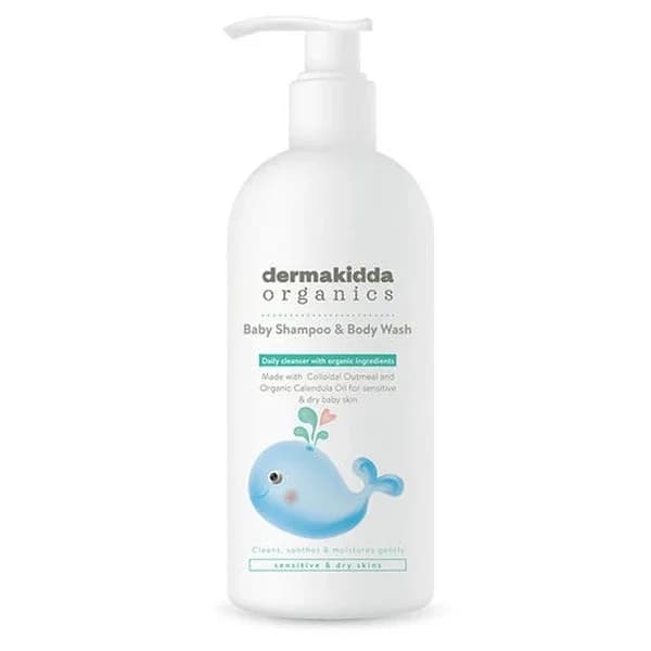 Шампунь для волос и тела для детей Dermakidda Organic 300 мл