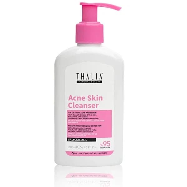 Гель для умывания лица Thalia Natural Beauty для удаления пор и акне с салициловой кислотой и ниацинамидом 200 мл