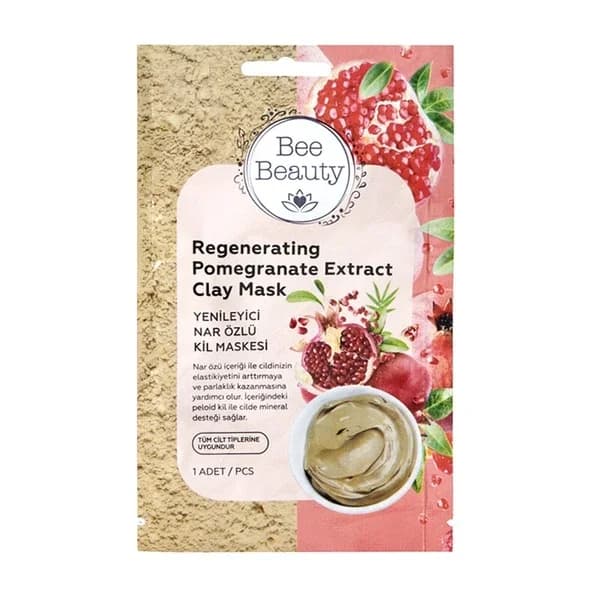 Маска для лица с гранатом на глине Renewing от Bee Beauty
