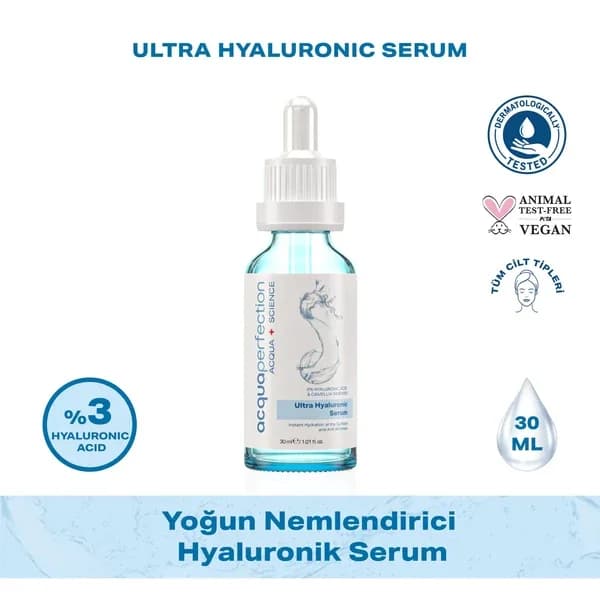 Сыворотка для лица интенсивно увлажняющая с гиалуроновой кислотой 30 мл от Acqua Perfection