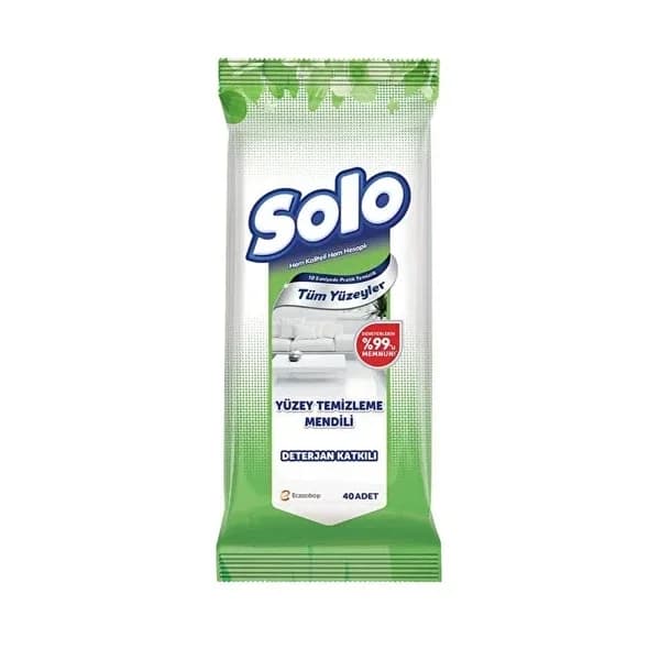 Салфетки для дезинфекции поверхностей Solo 40 шт.