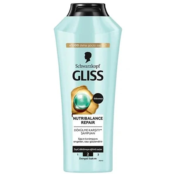 Шампунь Gliss NutriBalance Ремонт 400 мл - Пребиотик и березовая вода