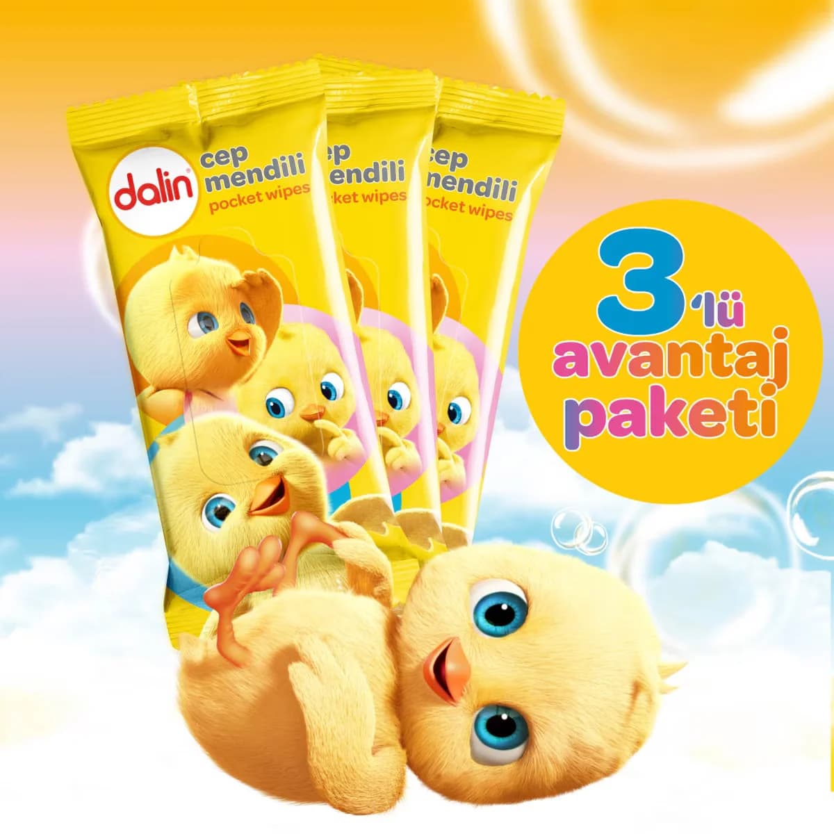 Влажные салфетки Dalin Limited Edition 3x15 шт