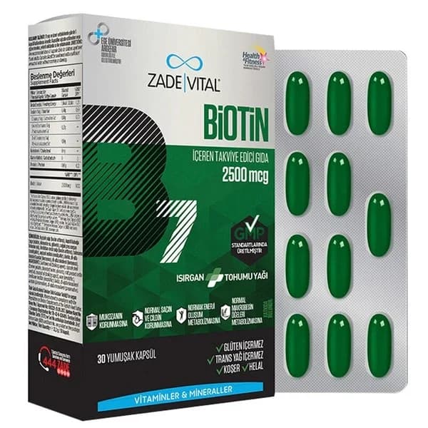 Заде Витал Биотин B7 30 капсул от Zade Vital
