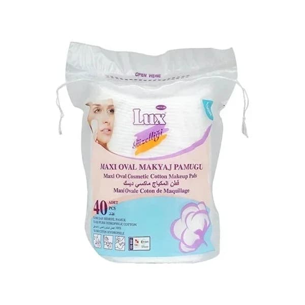 Косметические диски Lux Maxi Овальные 40 шт