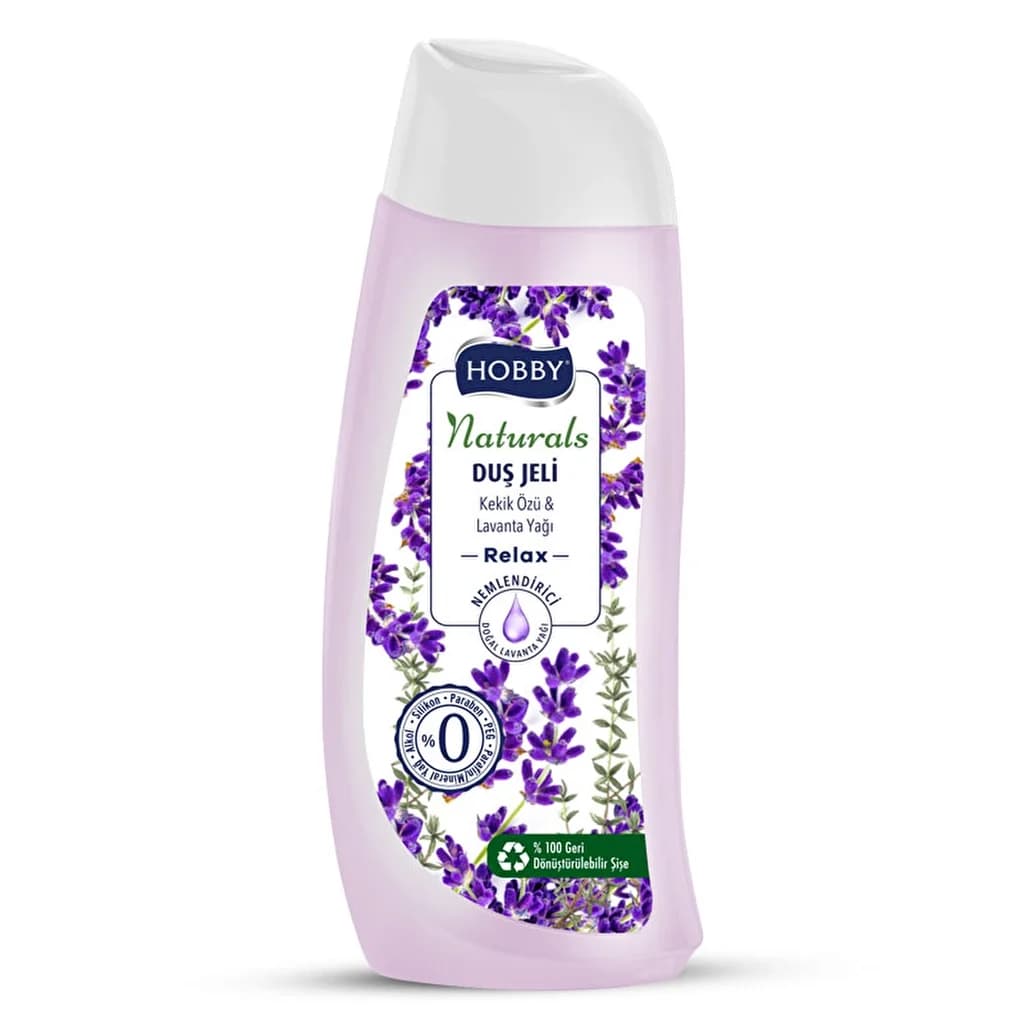 Гель для душа с экстрактом тимьяна и лаванды Hobby Naturals 500 мл