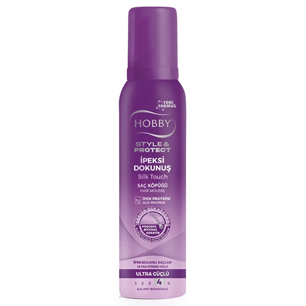 Мусс для волос Hobby Style & Protect Silky Touch 150 мл
