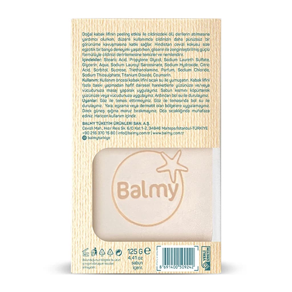 Мыло с волокном тыквы Balmy Natural Fresh Coco