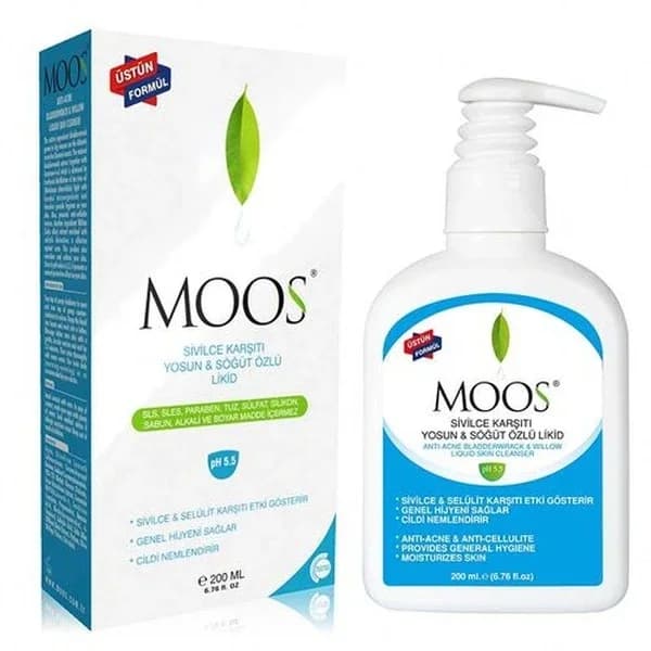 Moos Seaweed & Willow Facial Cleanser 200 мл – увлажняющий и освежающий гель для умывания
