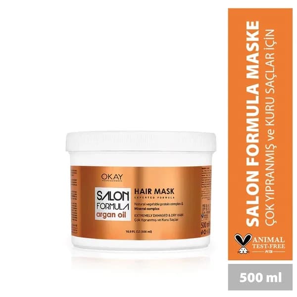 Маска для волос с аргановым маслом Okay Salon Formula
