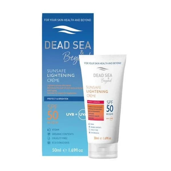 Dead Sea Beyond Sunsafe SPF50 Осветляющий крем 50 мл
