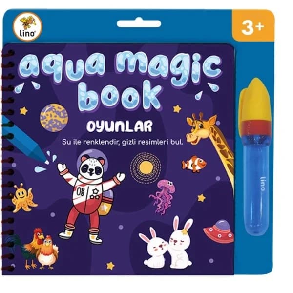 Книга-раскраска Lino Aqua Magic Games от Lino