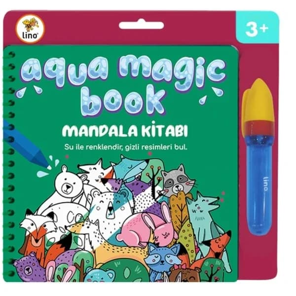 Лино Аква Магическая Книга Мандала (раскраска)