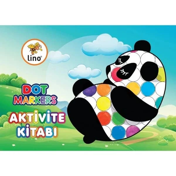Раскраска с маркерами Lino Dot смешанная