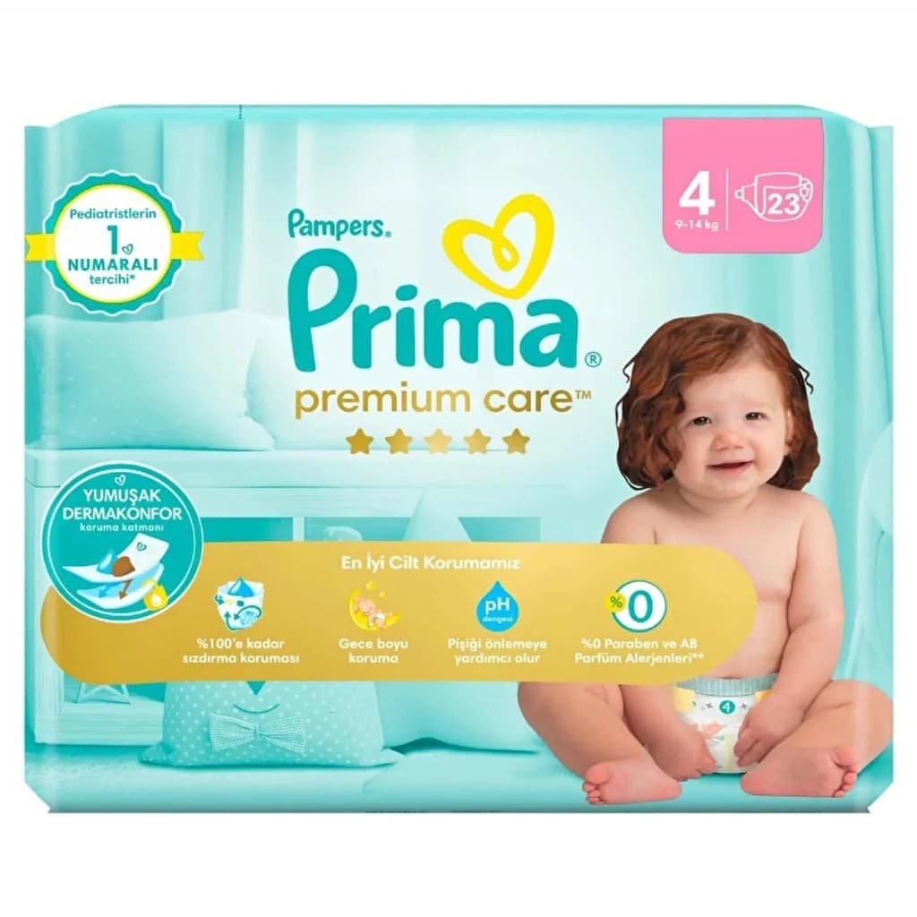 Памперсы Prima Baby Premium Care Эконом 4 Макси 23 шт.