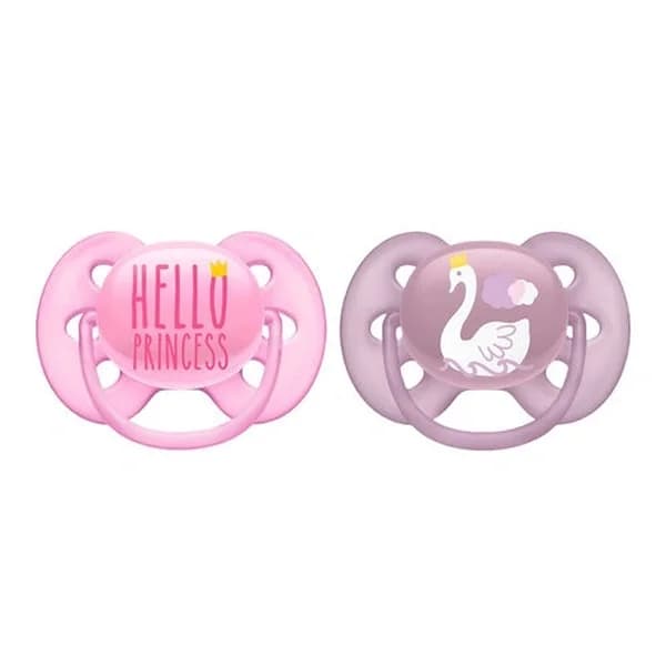 Соска Philips Avent Ultra Soft 6-18 месяцев - Розовая