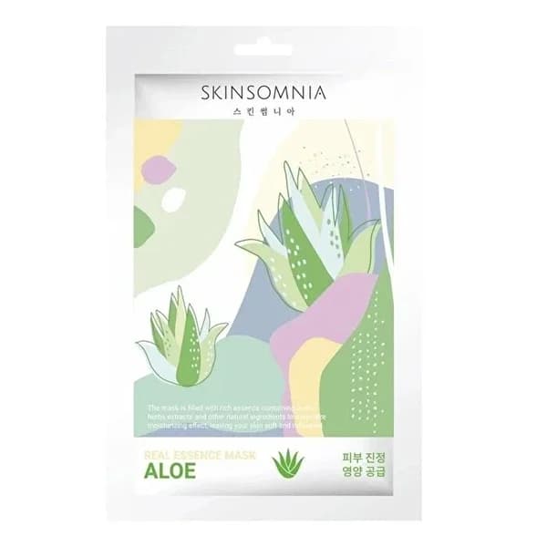 Маска для лица Skinsomnia с экстрактом алоэ 25 мл