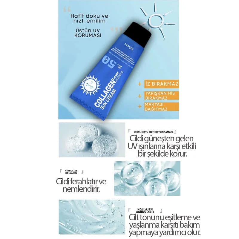 Солнцезащитный крем с коллагеном Eshumi SPF 50+ PA+++ 70 мл