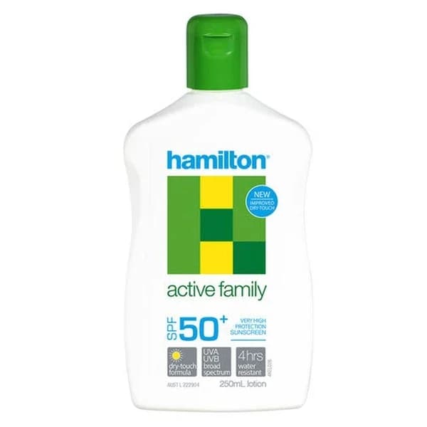 Солнцезащитный лосьон Hamilton Active Family SPF50+ 250 мл
