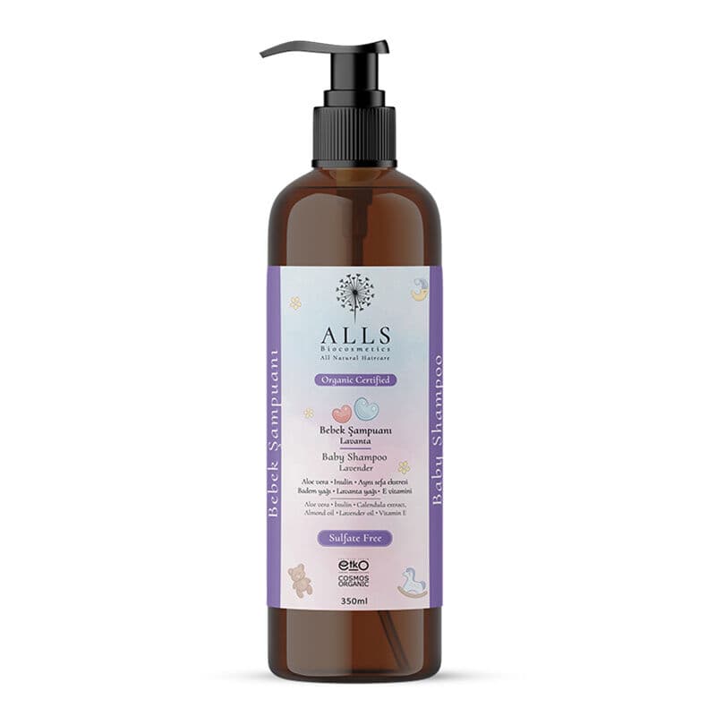 شامبو الأطفال العضوي بخلاصة اللافندر 350 مل من أولز بيوكوزمتيكس Alls Biocosmetics