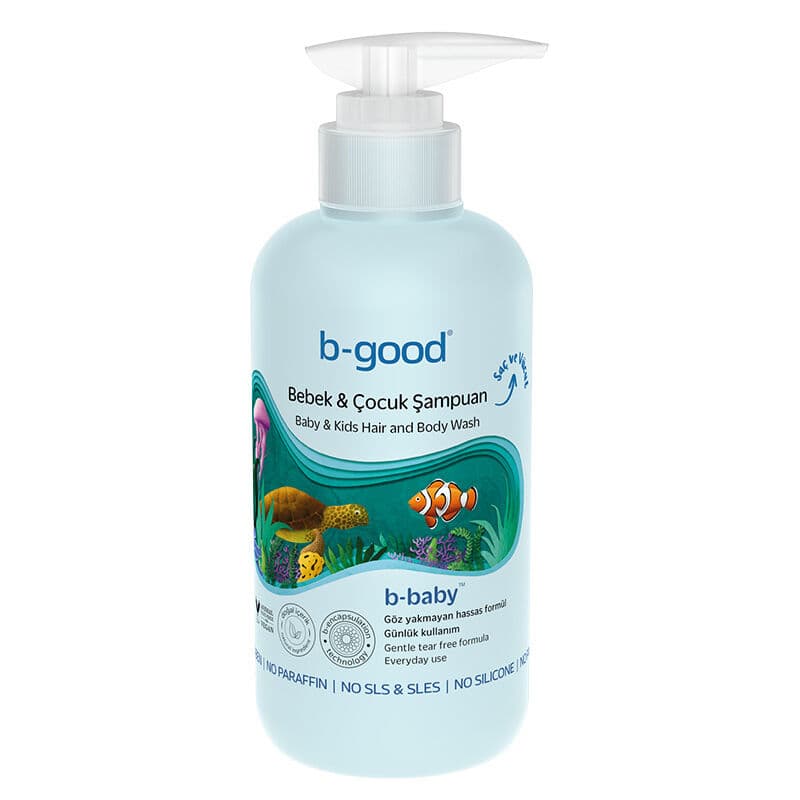 b-good شامبو بي-جود بي-بيبي للشعر والجسم للأطفال والرضع 200 مل