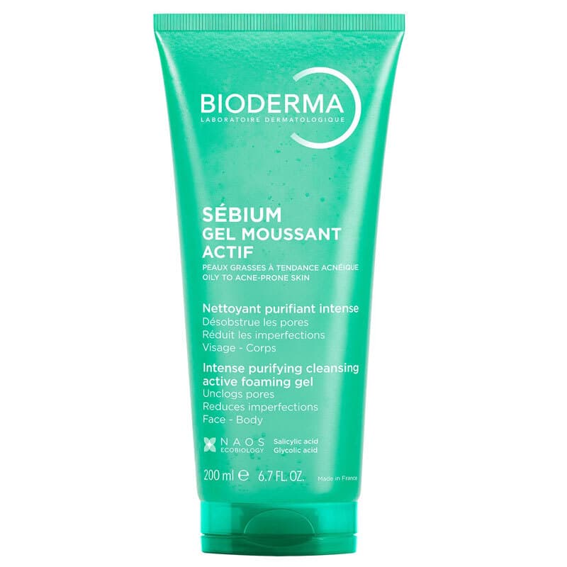 Bioderma بيوديرما سيبيوم جل رغوي فعال 200 مل