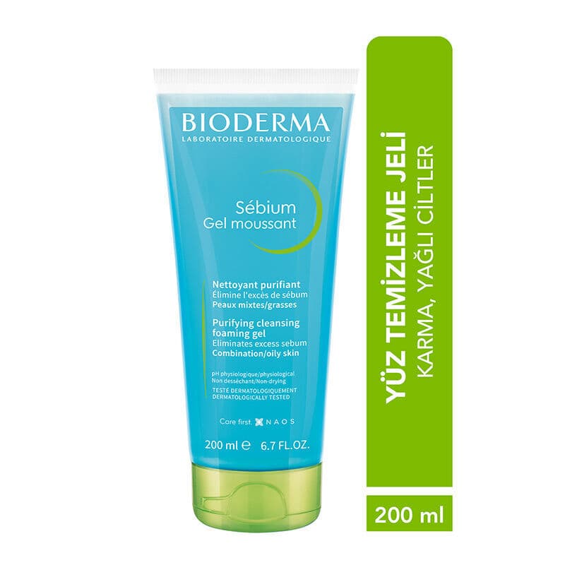 Bioderma جل بيوديرما سيبيوم الرغوي المنظف 200 مل