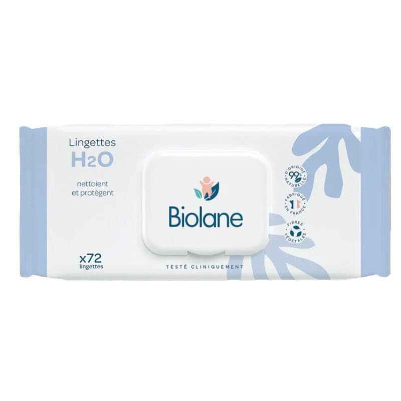 مناديل بيولان H2 o 72 قطعة Biolane