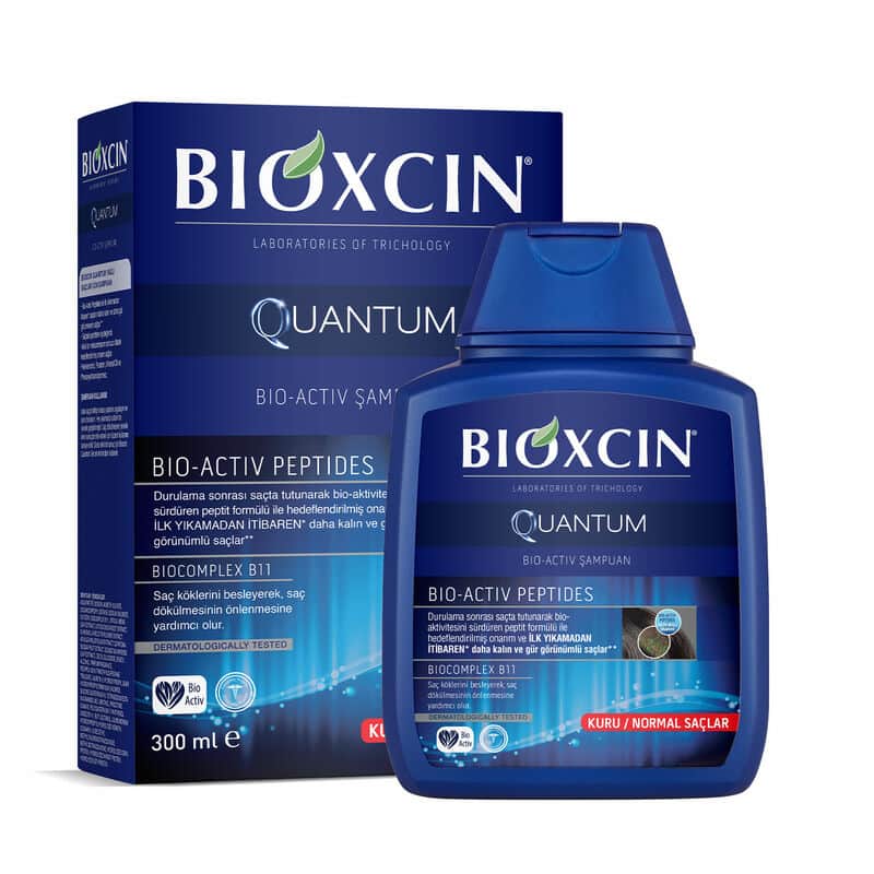Bioxcin شامبو بيوكسين كوانتم المضاد لتساقط الشعر للشعر الجاف إلى العادي 300 مل - 3