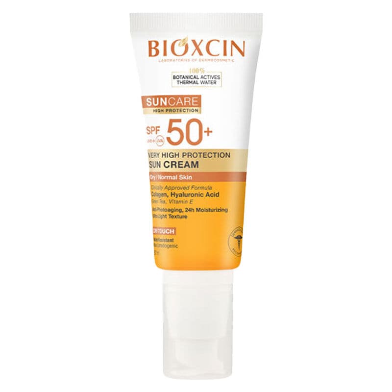 Bioxcin بيوكسين صن كير واقي شمس عالي الحماية للبشرة الجافة بعامل حماية 50+ 50 مل