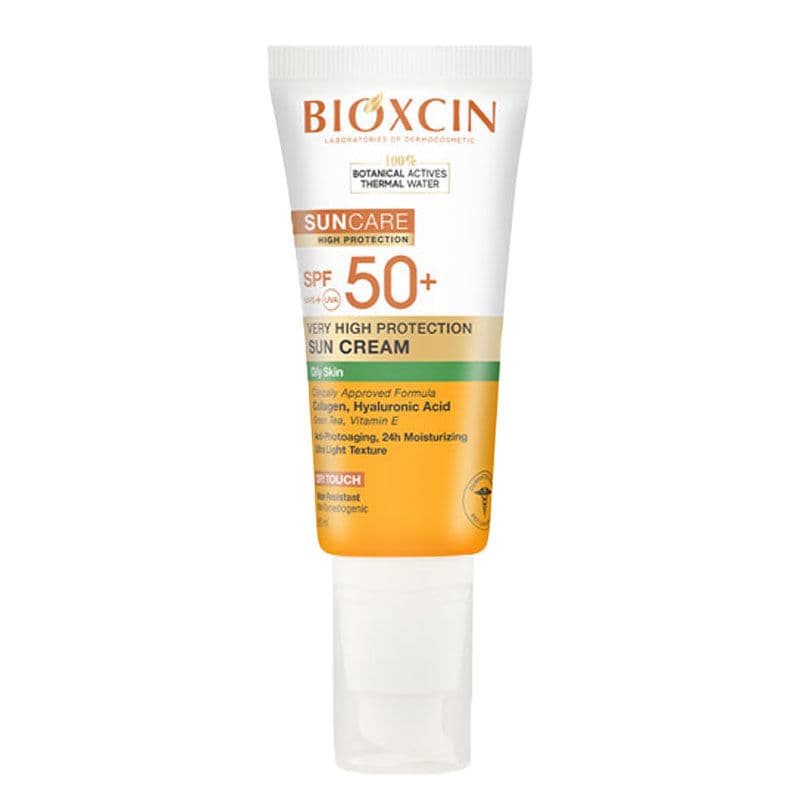 Bioxcin بيوكسين صن كير واقي شمس عالي الحماية للبشرة الدهنية بعامل حماية 50+ 50 مل