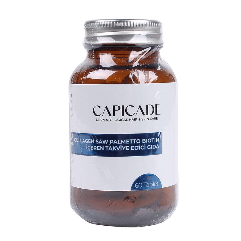 مكمل غذائي كابيكيد كولاجين ساو بالميتو بيوتين 60 قرص Capicade