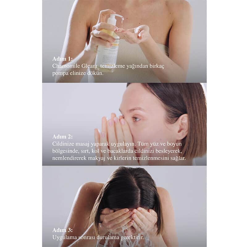 زيت تنظيف البشرة بلمسة البابونج 400 مل من كلارا هايجينكس Clara Hygienics - 4